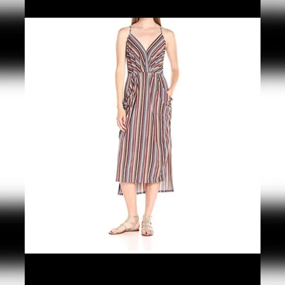bcbgeneration drape pocket midi dress BCBGeneration Drape Pocket Dress in Garden Floral